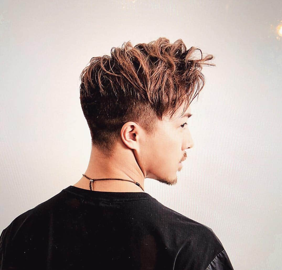 Risel 川口竜司 Bitter Modelさんのインスタグラム写真 Risel 川口竜司 Bitter Modelinstagram めちゃめちゃdm来るからcut載せるね サイドとネープは2mmからハチラインにかけて10mmのグラデーション ちなみに前髪は唇 くらいまで長さあるよ フロント18cm