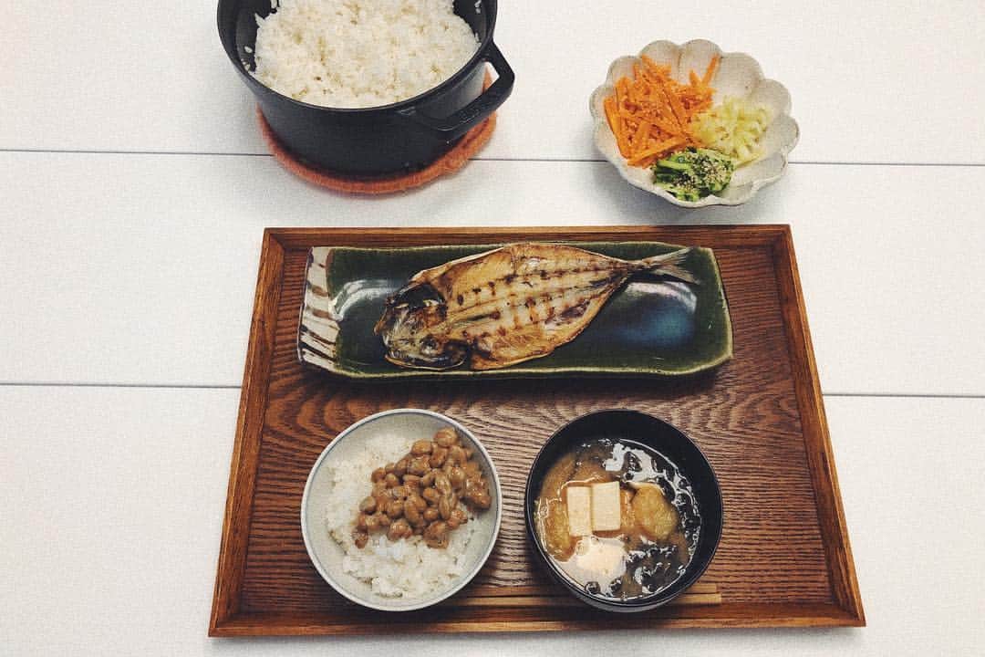 のインスタグラム：「乳酸菌活動〜漬物を極めたいところです🍚」