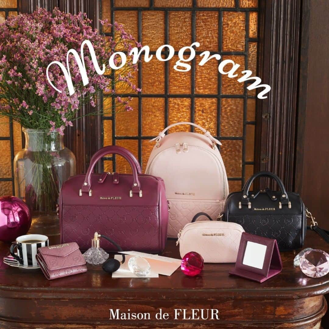 モバコレさんのインスタグラム写真 - (モバコレInstagram)「【Maison de FLEUR】 . ！即完売必至！ . コロンとしたフォルムとモノグラムデザインが品のある #モノグラムシリーズ がついに発売！ . お求めはファッション通販モバコレでت　プロフィールのURLからどうぞ⇩ . @mobacolle . #MaisondeFLEUR #メゾンドフルール . #fashion #バッグ #pink #BAG #大人女子 #オシャレ #cute #かわいい #kawaii #beautiful #お洒落さんと繋がりたい #可愛くなりたい #今日も1日頑張る #女の子のカワイイを応援 #モバコレ #mobacolle」11月22日 16時41分 - lococolle