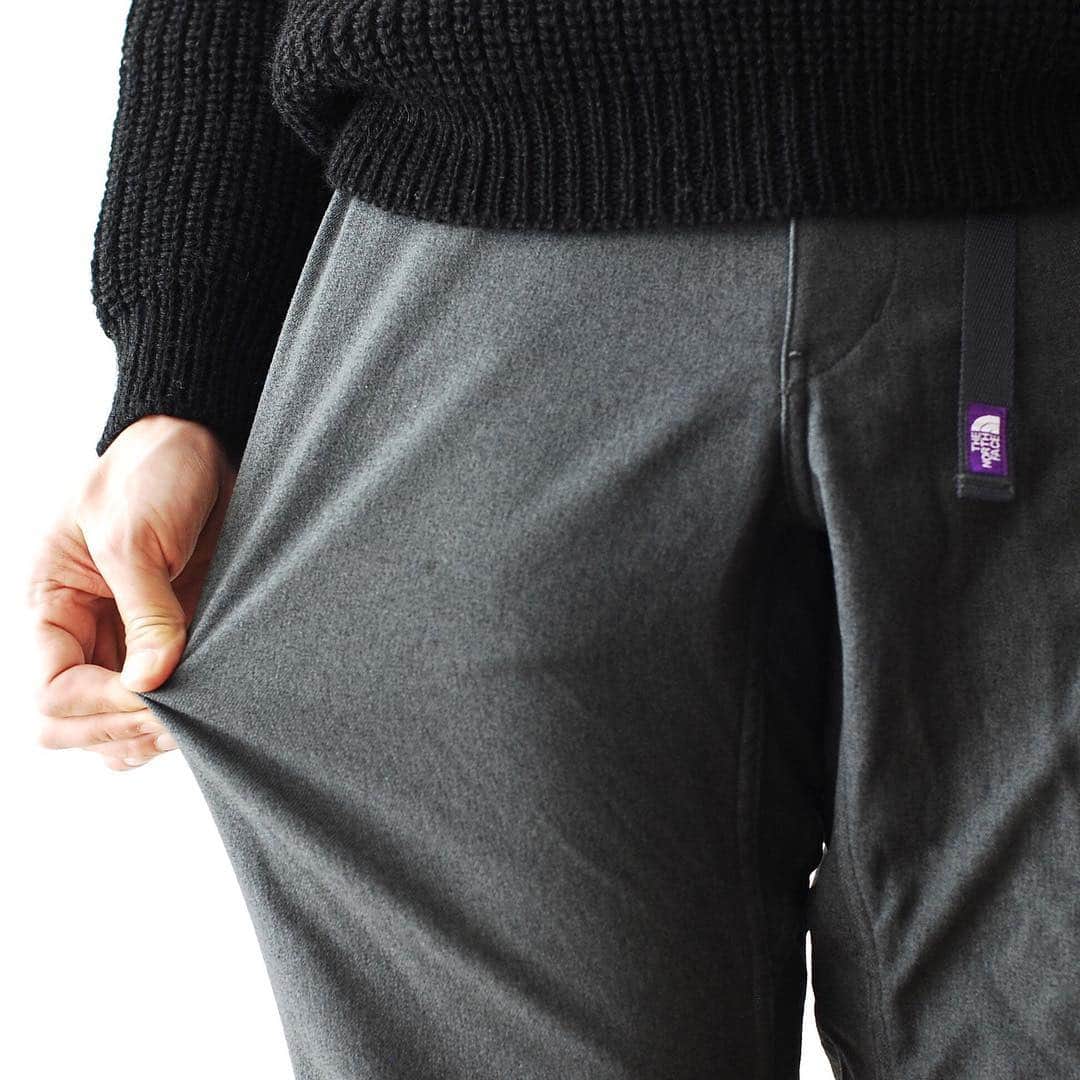 wonder_mountain_irieさんのインスタグラム写真 - (wonder_mountain_irieInstagram)「_ THE NORTH FACE PURPLE LABEL -ザ ノース フェイス パープル レーベル- “Polyester Serge Field Pants” ￥19,440- _ 〈online store / @digital_mountain〉 → http://www.digital-mountain.net/shopdetail/000000008570/ _ 【オンラインストア#DigitalMountain へのご注文】 *24時間受付 *15時までのご注文で即日発送 *1万円以上ご購入で送料無料 tel：084-973-8204 _ We can send your order overseas. Accepted payment method is by PayPal or credit card only. (AMEX is not accepted)  Ordering procedure details can be found here. >>http://www.digital-mountain.net/html/page56.html _ 本店：#WonderMountain  blog>> http://wm.digital-mountain.info/blog/20181122-1/ _ #2018AW  #18AW #nanamica #THENORTHFACEPURPLELABEL #THENORTHFACE #PURPLELABEL #ナナミカ #ザノースフェイス #パープルレーベル #ザノースフェイスパープルレーベル styling.(height 175cm weight 59kg) knit→ #TRADHOUND / #聖林公司 ￥20,520- shoes→ #HenderScheme / #エンダースキーマ ￥45,360- _ 〒720-0044  広島県福山市笠岡町4-18 JR 「#福山駅」より徒歩10分 (12:00 - 19:00 水曜定休) #ワンダーマウンテン #japan #hiroshima #福山 #福山市 #尾道 #倉敷 #鞆の浦 近く _ 系列店：@hacbywondermountain _」11月22日 20時24分 - wonder_mountain_