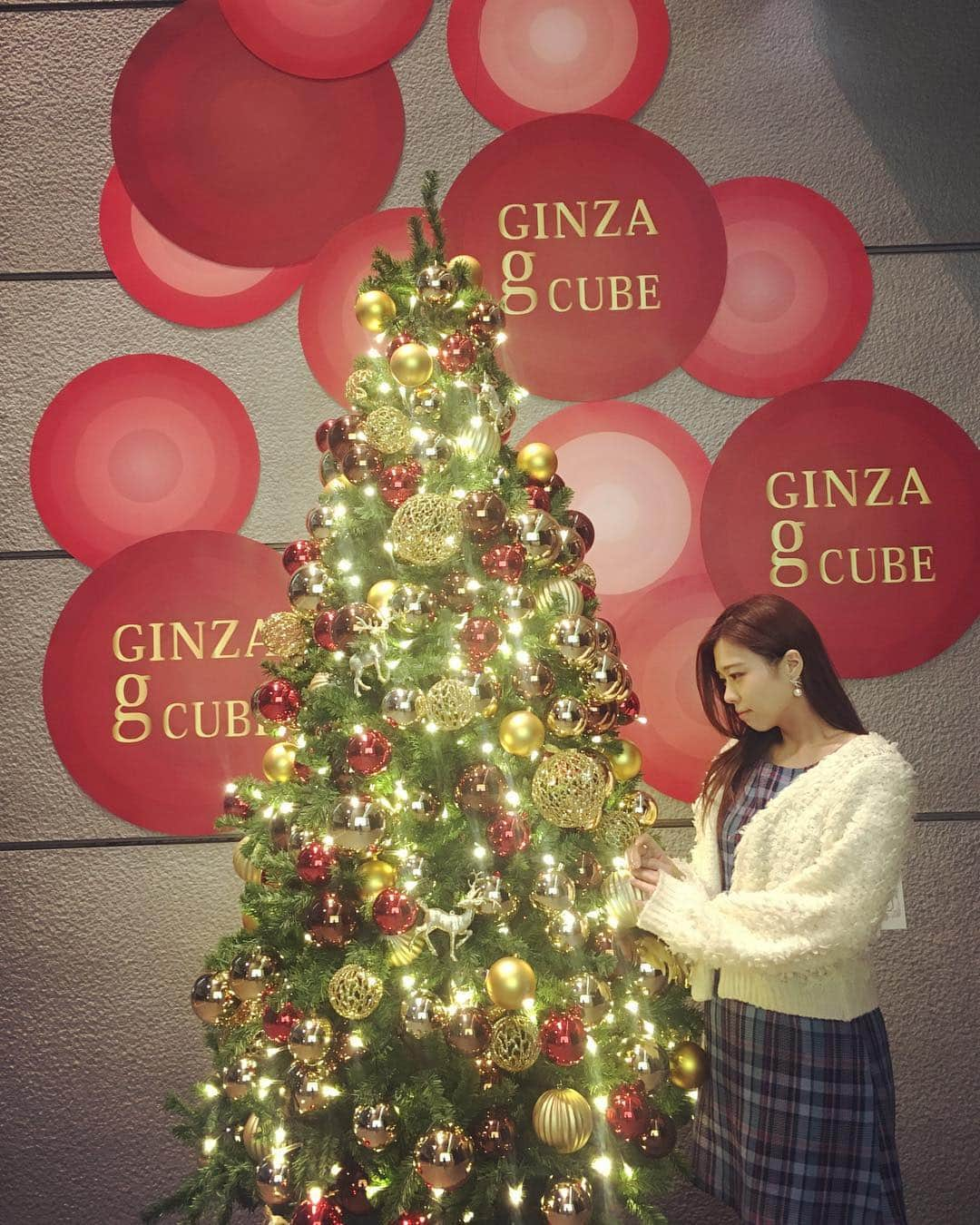 青木千春さんのインスタグラム写真 - (青木千春Instagram)「＊ ・ ・ ☃️🎄❄️🎀 大好きな季節 ・ ・ ・ ＊  #雪だるま #snowman #christmastree #christmas #冬 #winter」11月23日 19時44分 - chiiihaaarun