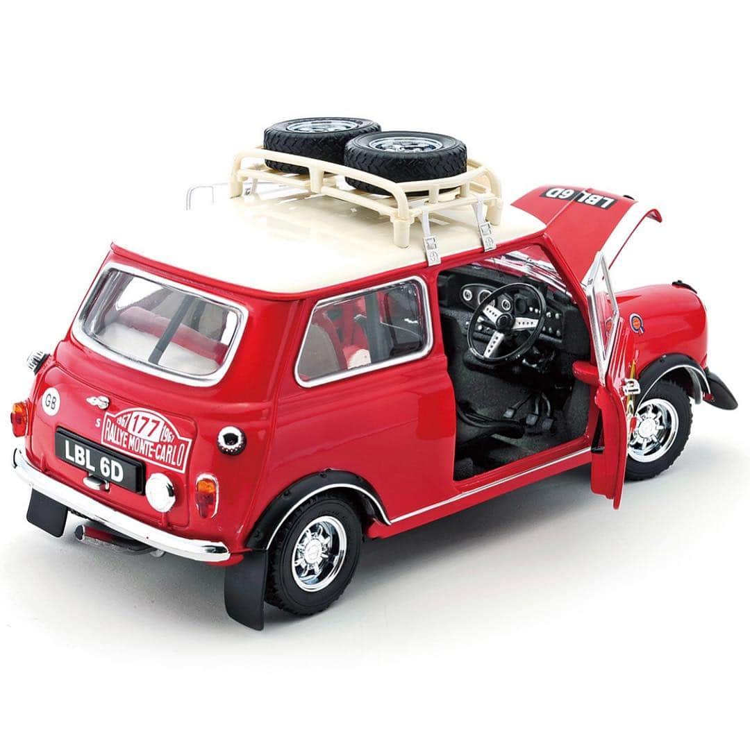 のインスタグラム：「1/18 DieCast Model Mini Cooper S 1967 Monte No.177 Up Grade #kyosho #morrisminicooper #morrismini #morris #minicooper #mini #minicar #diecastcar #lovemini #diecastcars #red #amazing #toys #amazingcar #bestmini #carcollection #pretty #jcw #montecarlo #rally #モーリスミニクーパーsmk #モーリスミニクーパー #モーリスミニ #モーリス #ミニクーパー #ミニ #可愛い #赤 #レッド #ミニカー  www.kyosho.com」