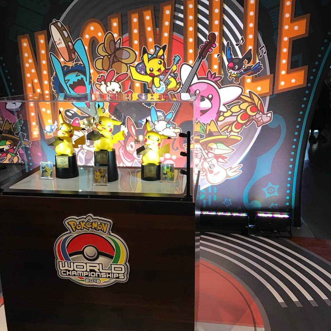 増田順一のインスタグラム：「ポケモン世界大会2018！ #ポケモン #pokemon #wcs #worldchampionships #letsgo #letsgopikachu #letsgoeevee #game #nintendo #nintendoswitch #nashville #nashvilletennessee」