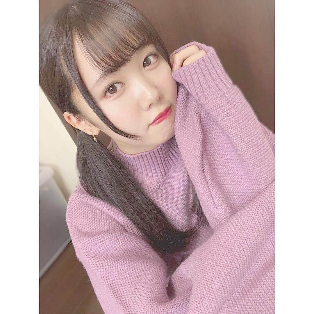 関口なほのインスタグラム：「ツインテール👧🏻 . . #神宿  #関口なほ  #アイドル  #ツインテール #purple」