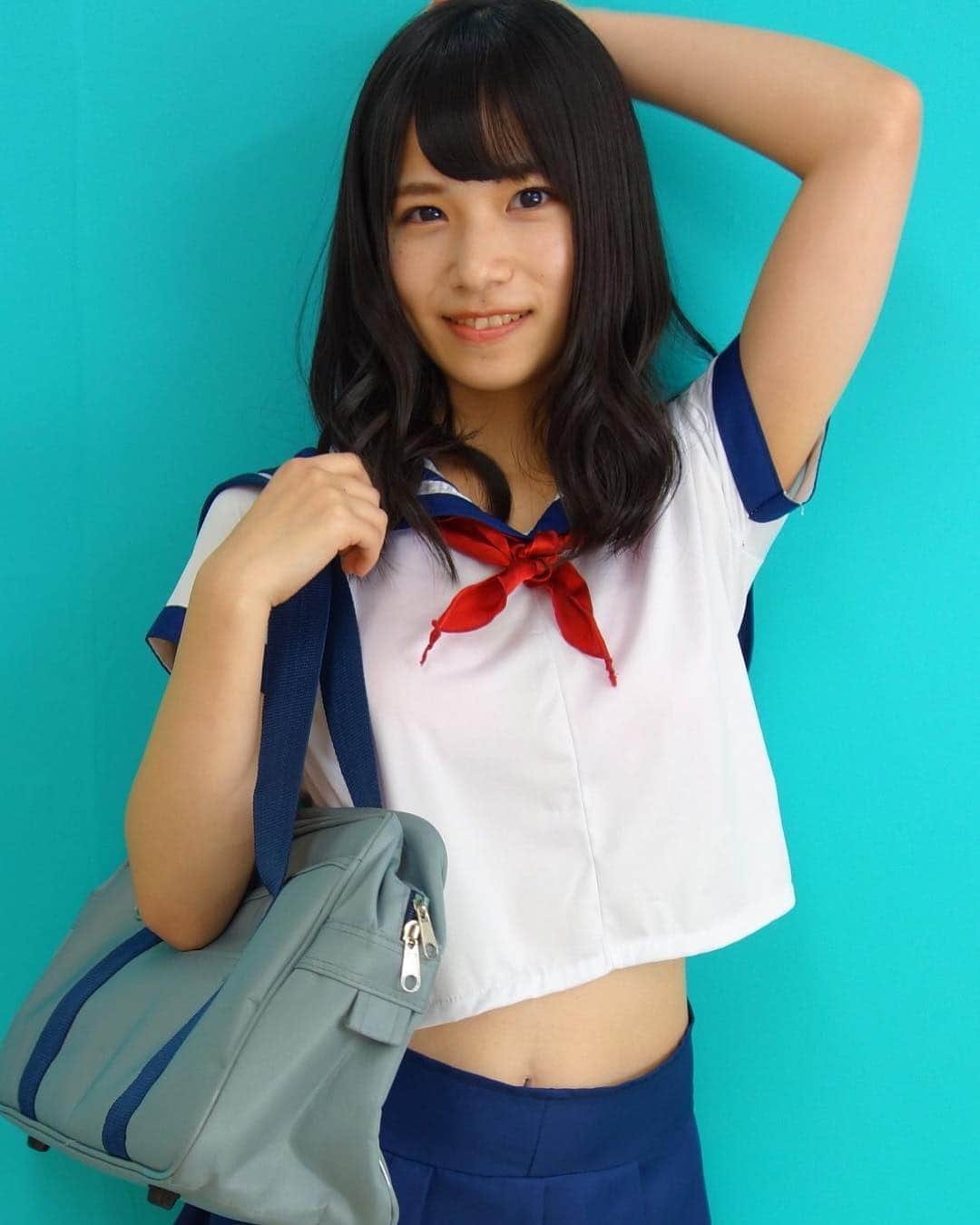 村上りいなさんのインスタグラム写真 - (村上りいなInstagram)「#jk #cosplay 🍎」11月24日 22時37分 - riina_murakami