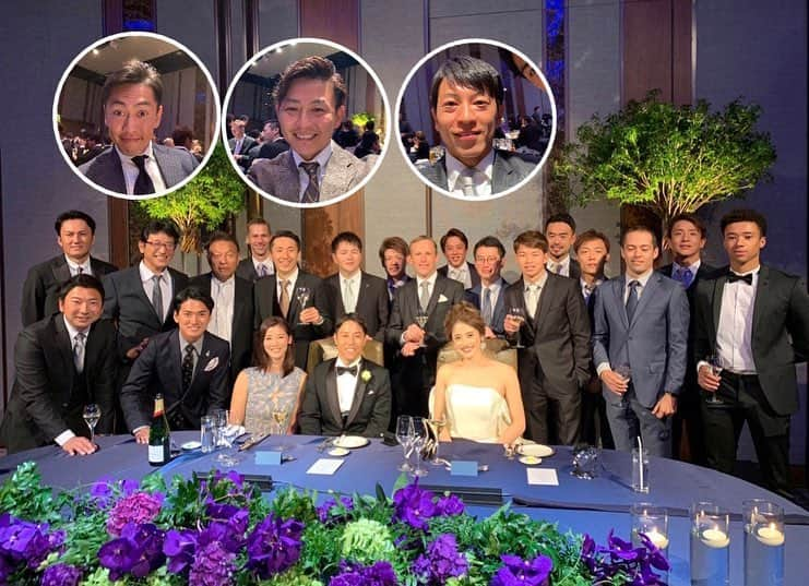 千代勝正さんのインスタグラム写真 - (千代勝正Instagram)「星野一樹先輩の結婚式🤵 幸せいっぱいなとても素敵な披露宴でした✨新郎新婦、ご両家の皆様、本当におめでとうございます🥂😊」11月25日 1時13分 - chiyokatsumasa