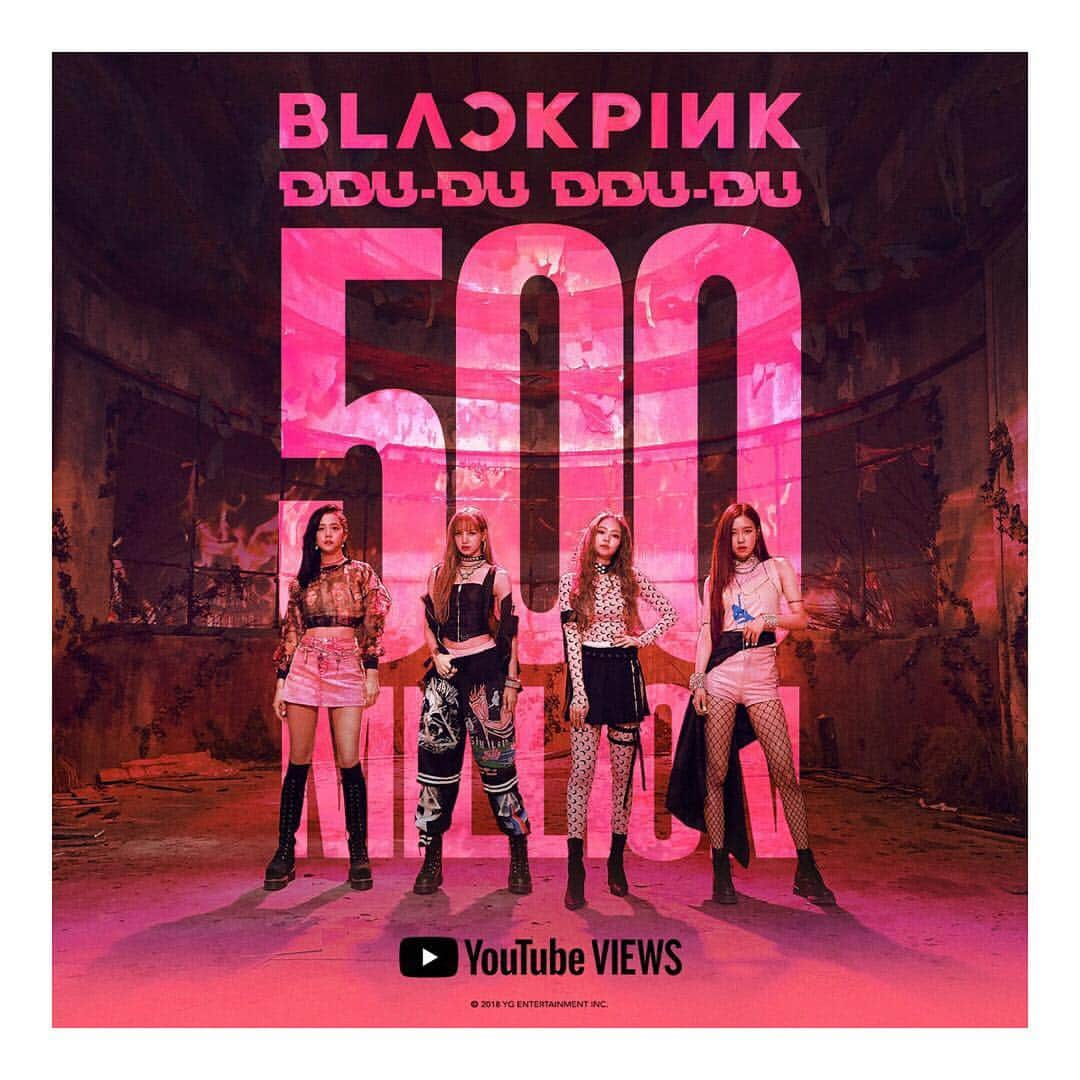 BLACKPINKさんのインスタグラム写真 - (BLACKPINKInstagram)「#BLACKPINK #블랙핑크 #DDU_DU_DDU_DU #뚜두뚜두 #MV #500MILLION #YOUTUBE #YG」11月25日 16時18分 - blackpinkofficial