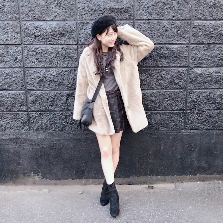 喜多乃愛さんのインスタグラム写真 - (喜多乃愛Instagram)「♥ いつかの私服💭💗 もこもこコートが大活躍の季節になってきて嬉しいなっ😉」11月25日 17時07分 - kitanoa_official