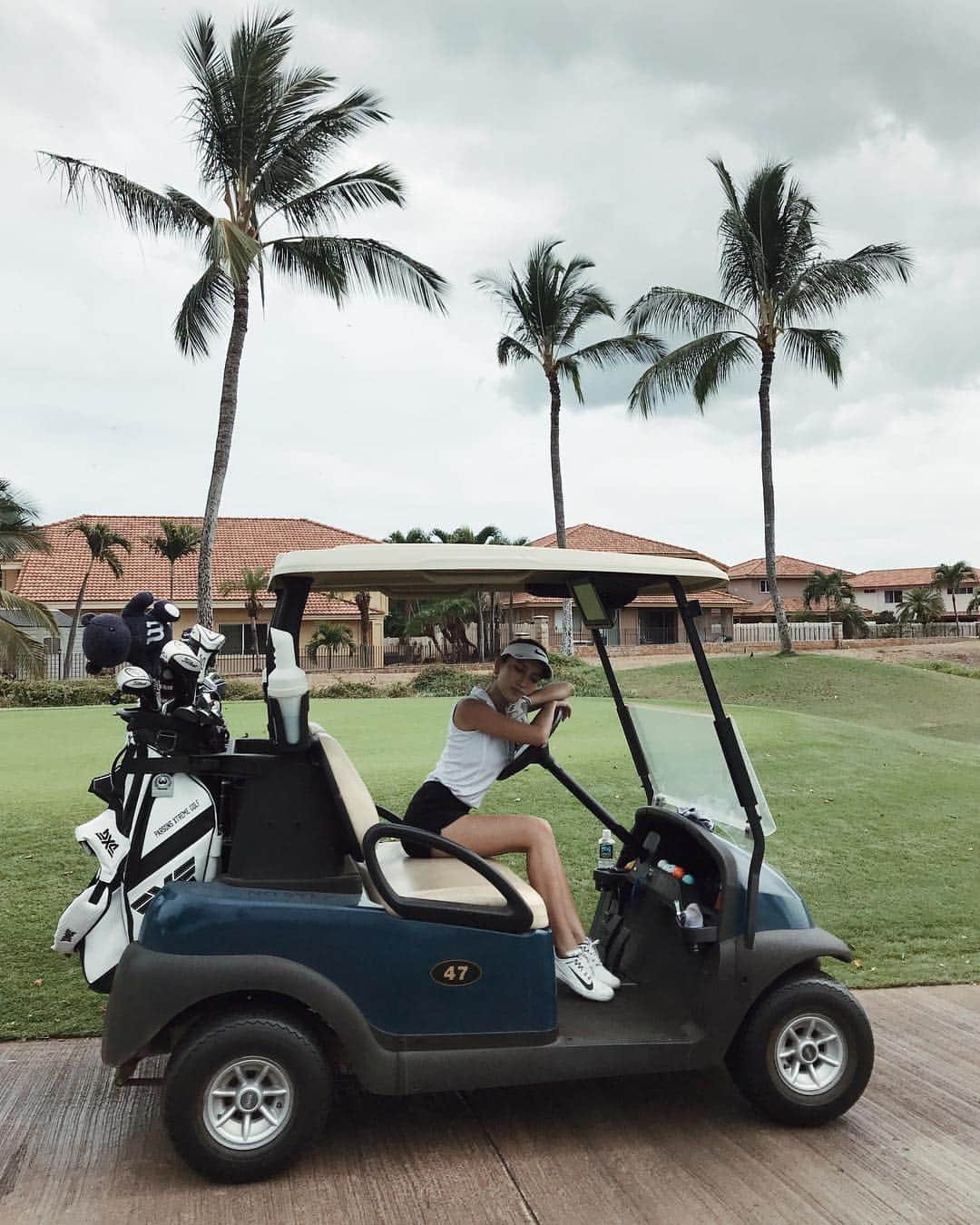 HARUEさんのインスタグラム写真 - (HARUEInstagram)「Can't wait!💜💜 #hawaii . #golf #ゴルフ #ゴルフ女子  #pxg #nikegolf #ハワイ #haruegolf」11月26日 20時11分 - harue0104