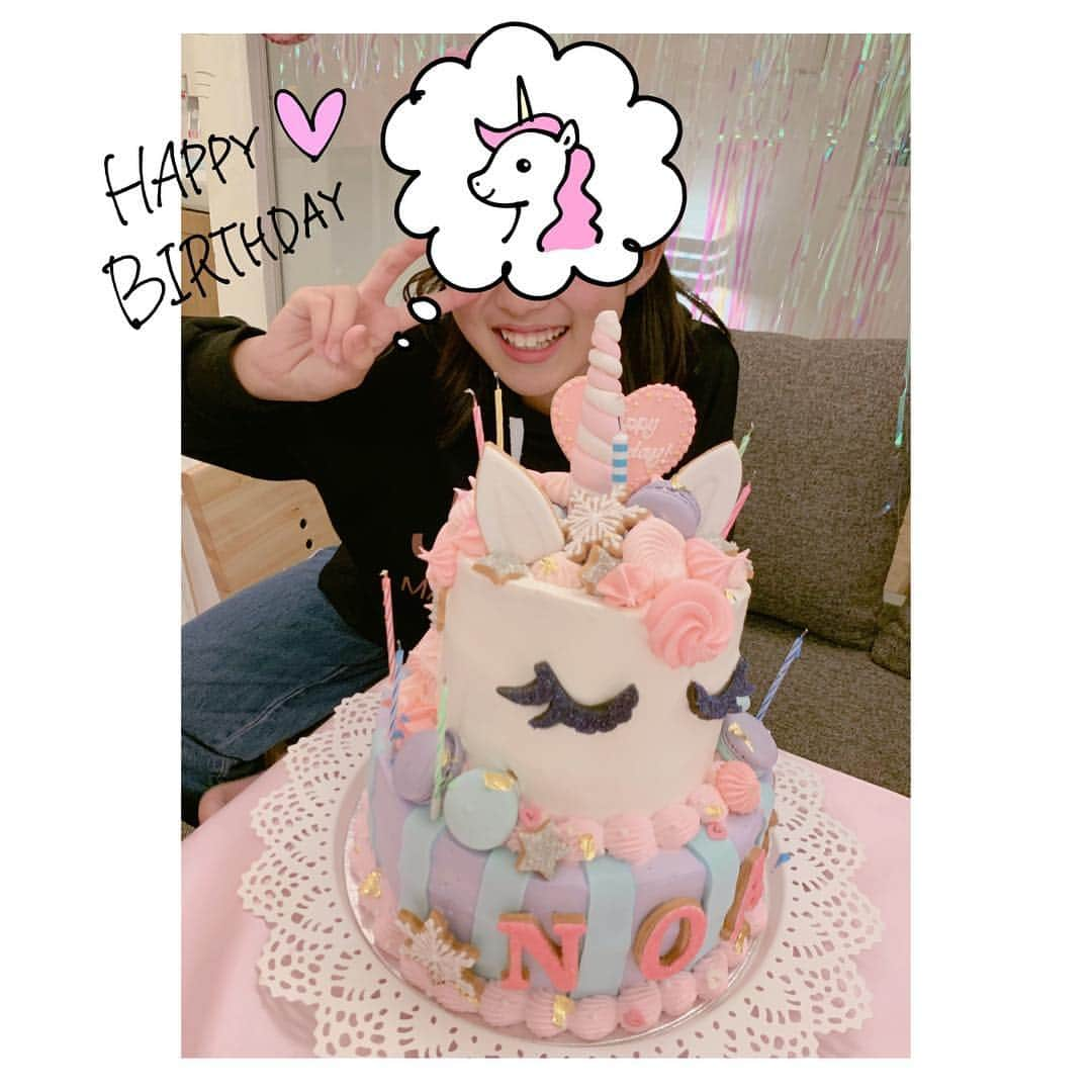 辻希美さんのインスタグラム写真 - (辻希美Instagram)「🦄ユニコーン🦄 birthdayケーキは#ai_okada_ さんにオーダーして作って頂きましたଘ(੭´ ꒫`)੭̸*💕✨ #希空 #11歳 # birthday #happybirthday #ケーキ #登場 #ユニコーンケーキ #🦄 #オーダーメイドケーキ  #可愛すぎる #素敵過ぎる #食べるのもったいない #けど #美味しく頂きました #希空感動 #私も感動 #ありがとうございました」11月27日 0時05分 - tsujinozomi_official