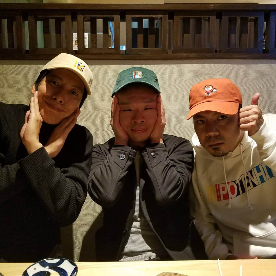 山名文和さんのインスタグラム写真 - (山名文和Instagram)「Potenhitのキャップゲットやで！ 楽しかったなあ。 うぇーい。  #藤崎マーケット #時 #天竺鼠 #川原 #アキナ #山名 #26期」11月27日 1時00分 - fumikazu_yamana