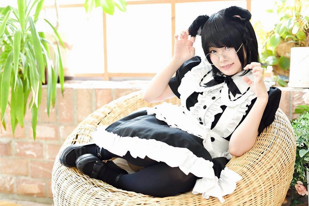 くろねこさんのインスタグラム写真 - (くろねこInstagram)「猫耳めがねメイドしゃん(๑╹ω╹๑ ) #cosplay #cosplaygirl #cosplayer #メイド服 #メイド #japanesegirl #japanese」11月27日 12時49分 - kuronekoshi_nya