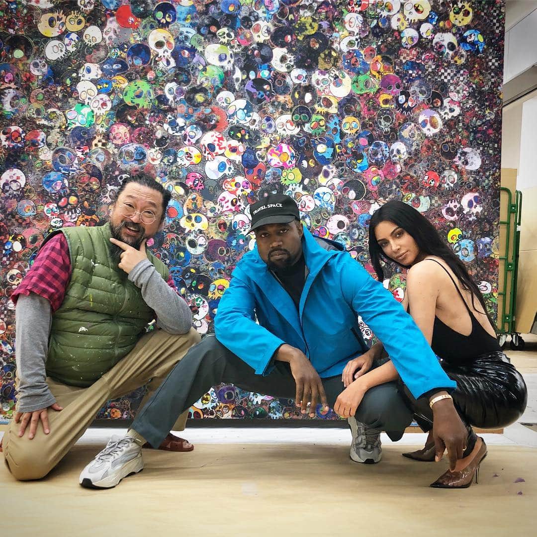 村上隆さんのインスタグラム写真 - (村上隆Instagram)「Mr. Kanye West & @kimkardashian came to my studio this morning. 📷 @takishz05」11月28日 14時38分 - takashipom
