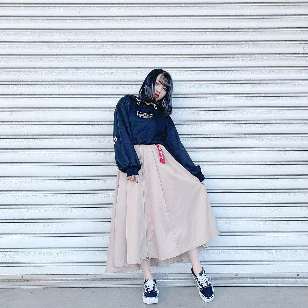 向井地美音さんのインスタグラム写真 - (向井地美音Instagram)「* 遅れましたが3日目の私服！ やっぱりこれが一番落ち着く😷笑 #jouetie #握手会」11月28日 23時30分 - ___mion.m