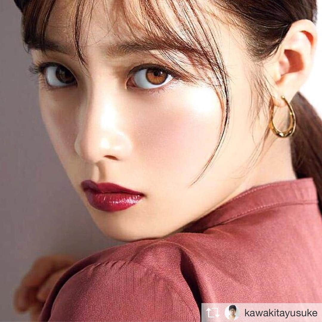 橋本環奈さんのインスタグラム写真 - (橋本環奈Instagram)「Repost from @kawakitayusuke  VOCE1月号 この冬やるべきワザとメイク 最旬女優メイク  橋本環奈  #vocemagazine #橋本環奈」11月29日 9時56分 - kannahashimoto.mg