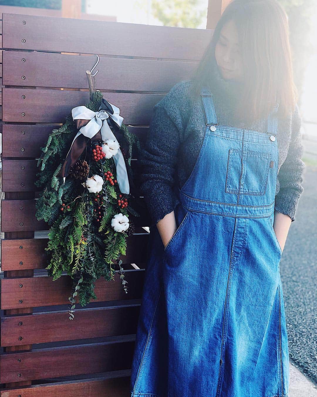 ヤヌーク yanuk 高山都 コラボ 限定 デニム デニムエプロン