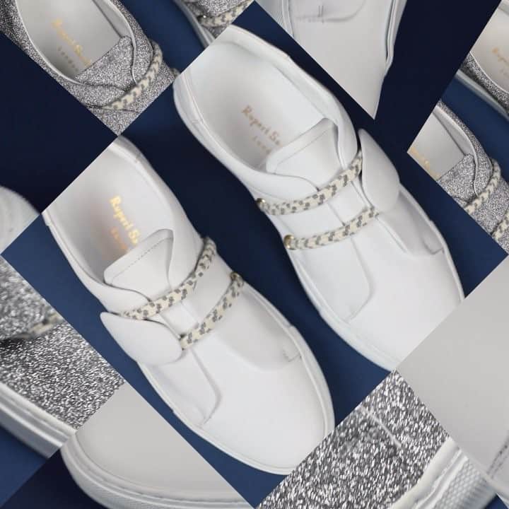 ルパートサンダーソンのインスタグラム：「Introducing Dynamo - our sell-out sneakers. New for this season and so popular we can’t keep them in stock, snap them up now before they disappear again | #RupertSanderson #DynamoSneakers #BackInStock」