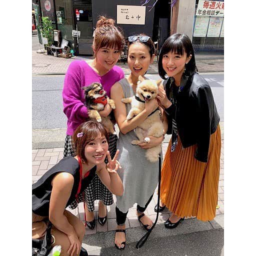 テレビ朝日アナウンサー公式さんのインスタグラム写真 - (テレビ朝日アナウンサー公式Instagram)「. 実際にプライベートでも何度か利用したことがあるカフェで撮影が行われました！ 後輩の三谷ちゃんとは普段あまり話す機会がなかったので、貴重なひとときとなりました。 お互いのドリンクのストローを飲ませ合うショットも 撮影して、三谷ちゃんとの距離が近くて ドキドキしました♪ (竹内由恵） . この時は分からなかったですが、 とってもご縁のある先輩です♡ 由恵さんとの撮影は本当に楽しかったです😊 カレンダーの中で持っている飲み物、 カメラさんに「飲んでいいよ」と言われて 撮影中にも飲ませてもらったのですが、 この日は暑くて汗を拭きながらの撮影。 ソーダが身体にしみて、気がついたら沢山飲みすぎてしまっていました🤭 お互いに飲み物を飲ませあったりして、 由恵さんと顔の距離が近くて、 心臓が止まりそうになるくらいドキドキしました🙈💓 勝手に由恵さんとのデートを味わえた撮影でした笑 （三谷紬） . #アナカレ2019 #アナウンサー #テレビ朝日 #テレビ朝日アナウンサー #竹内由恵 #三谷紬 #めざせ7000フォロワー」11月30日 8時29分 - tvasahi_announcers