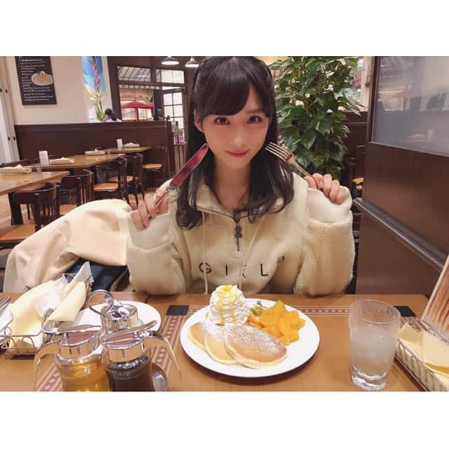 小栗有以さんのインスタグラム写真 - (小栗有以Instagram)「おいしかった💗👼🏻 #パンケーキ #オレンジ #美味しかった」11月30日 13時51分 - yuioguri_1226