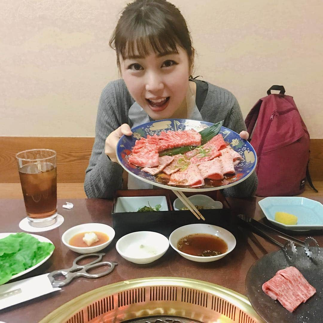 高橋沙織さんのインスタグラム写真 - (高橋沙織Instagram)「いい肉の日は昨日でしたが...一日遅れていい肉食べました！  すごい贅沢〜幸せ幸せ。 #アルミカン #アルミカン高橋 #食道園 #サオリングルメ」11月30日 22時08分 - arumikan_saorin