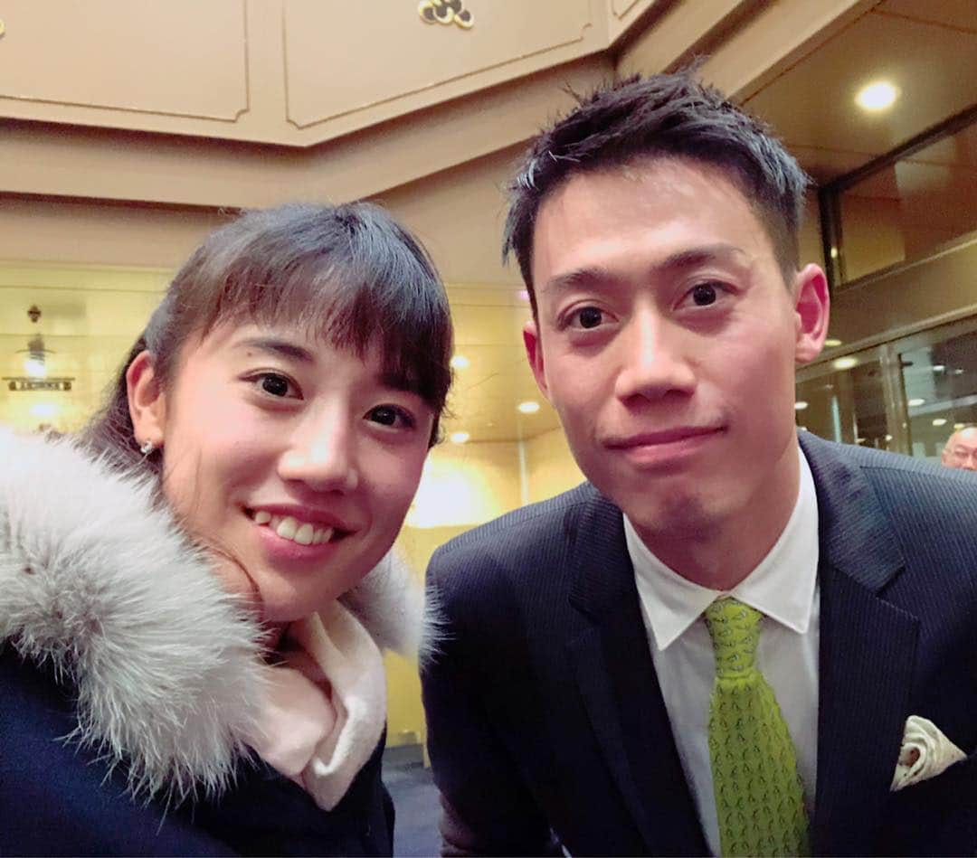 のインスタグラム：「結構似てるって言われるんですけど…👨‍👧 @keinishikori #錦織圭 #加藤未唯」