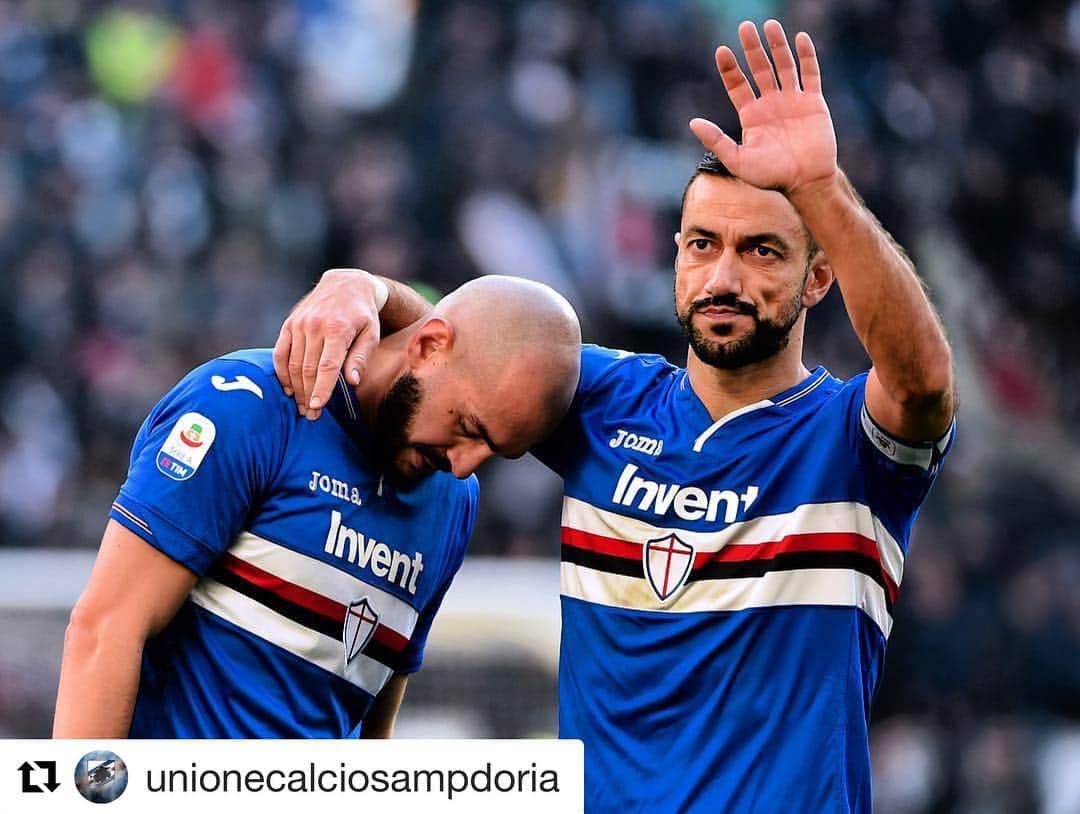 アンジェロ・パロンボのインスタグラム：「Sempre a testa alta... complimenti per la grande prestazione Ragazzi 👏🏻 👏🏻💪🏻💪🏻 #team #sampdoria #torino #juventus #allianzstadium #forzasamp #atestaalta #serieatim #var #ap17 #guardareavanti #coach」