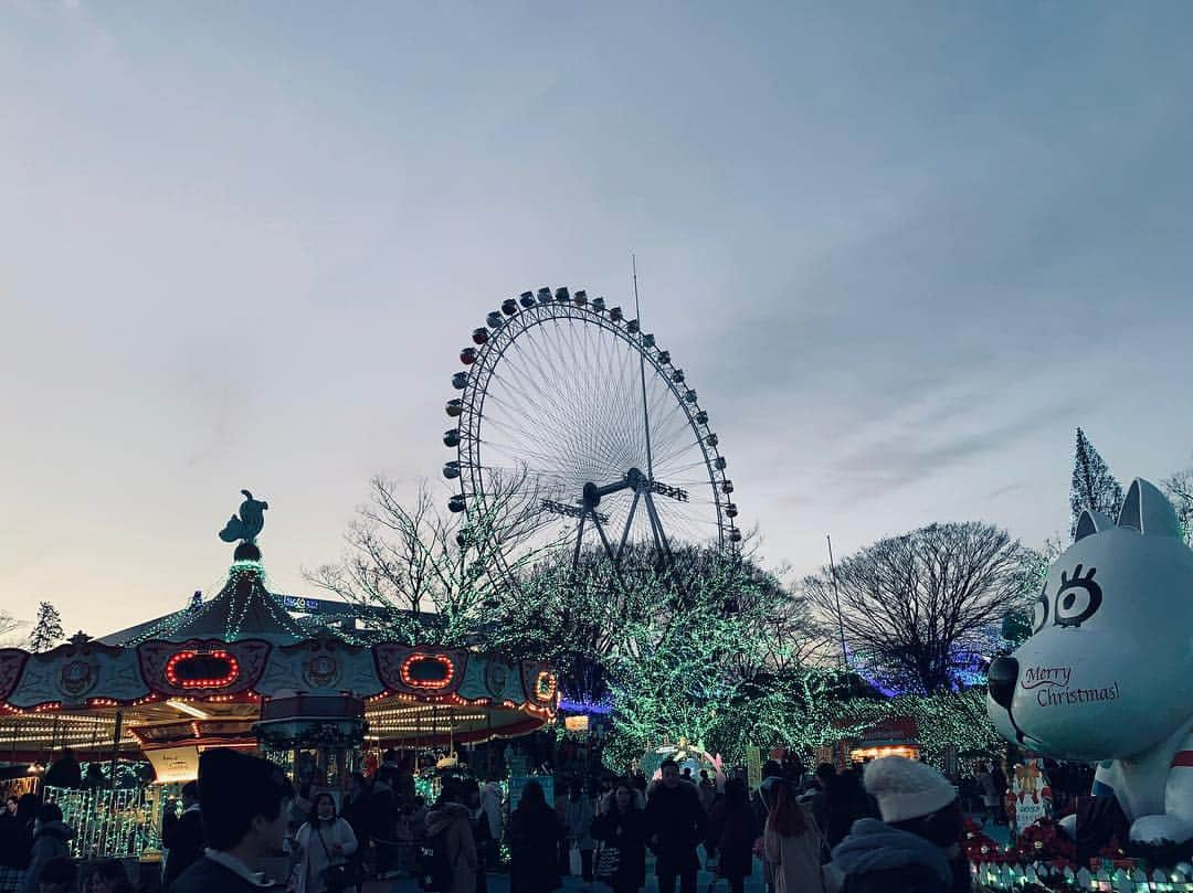 吉岡里帆さんのインスタグラム写真 - (吉岡里帆Instagram)「🎡🎠🎪 xmas.よみうりランド 夜の遊園地好きです。」12月26日 18時22分 - riho_yoshioka