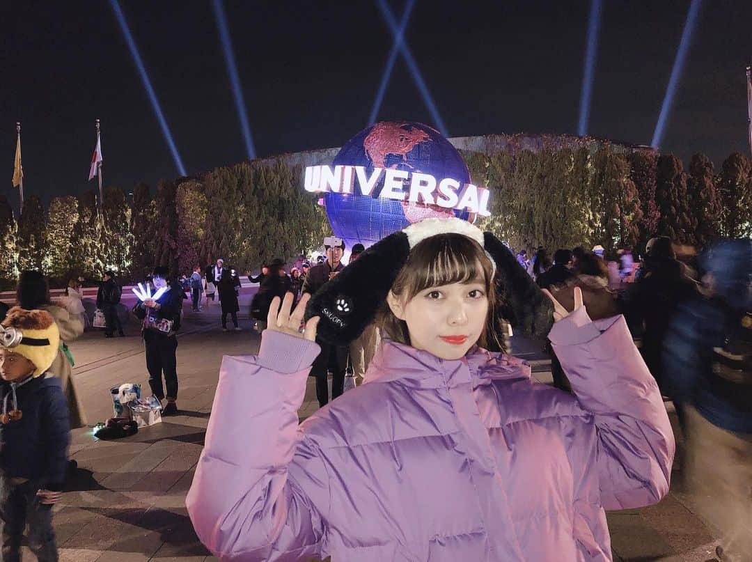 住谷風花のインスタグラム：「🎀 USJに行ってきました🌏💞 ファストパス無しでもたくさん乗れて満喫できました🥰  カチューシャはスヌーピーを選んだよ🐶  #大阪#大阪旅行#USJ#ユニバ#ユニバーサルスタジオジャパン#スヌーピー#カチューシャ」