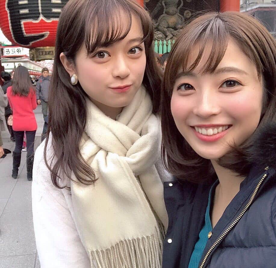 高嶋望和子のインスタグラム：「. 昨日は収録後にあすかちゃんとスタバでゆっくり😌 久しぶりに会えたからずーっと話してた🤣💗 . . #浅草」