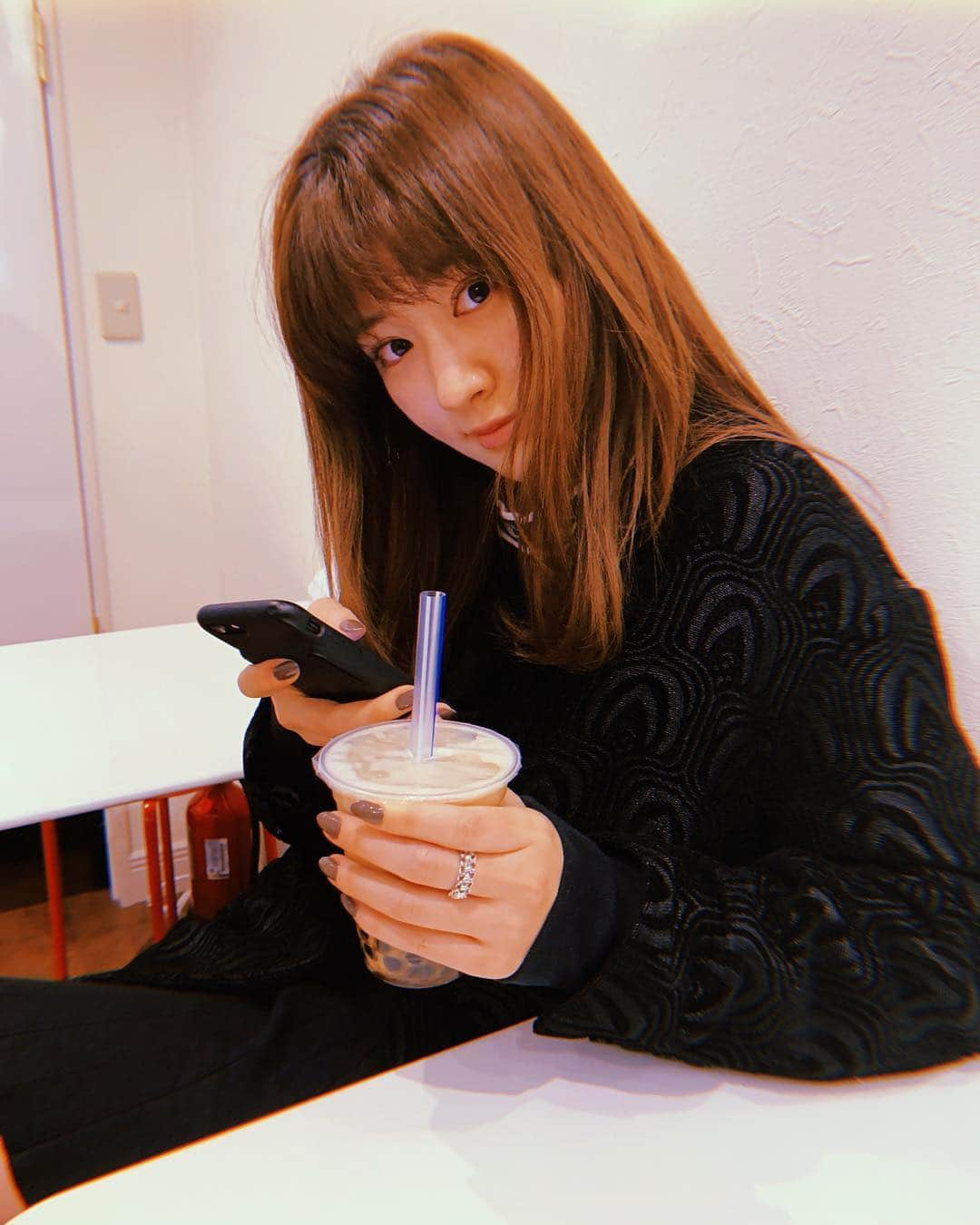 岡本杏理さんのインスタグラム写真 - (岡本杏理Instagram)「タピオカな毎日。」12月27日 23時25分 - anri_okamoto