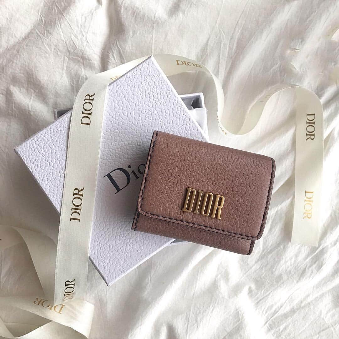 穴井千尋さんのインスタグラム写真 - (穴井千尋Instagram)「. new wallet ♡ @dior . 彼からのxmas present♡ ありがとう！！大切に使おう♡ . #財布 #ディオール #wallet #dior #xmaspresent」12月28日 14時57分 - chihiro_anai_official