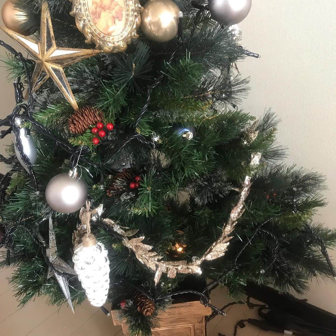 潮田玲子さんのインスタグラム写真 - (潮田玲子Instagram)「我が家の玄関もクリスマスリースからしめ縄へ。 このしめ縄、リース同様 @_fujimamiho さんにオーダーしました😍😍😍❤️🙏 素敵なしめ縄に気持ちも引き締まります🤩🙌 我が家のクリスマスツリー、片付ける頃にはこの有様… スカスカ…笑チビ達の仕業😅 でもとりあえず最後まで飾れて良かったとしよう🎄 フクロウは無事でした🤩🙌笑  #しめ縄 #新年迎える準備 #めんどくさがりな私でも #とりあえず飾りから #大掃除が先だろ笑 #腰が重い #高校の同級生達と #美穂さんのお誕生日のお祝い #プレゼントにあげた耳あて #似合いすぎて #可愛すぎて #メロメロ」12月28日 9時07分 - reikoshiota_official