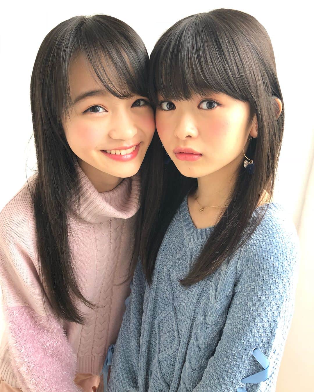 ニコ☆プチのインスタグラム：「❤︎❤︎ 黒髪美少女。 #林芽亜里  #藤村木音  #ニコプチ」