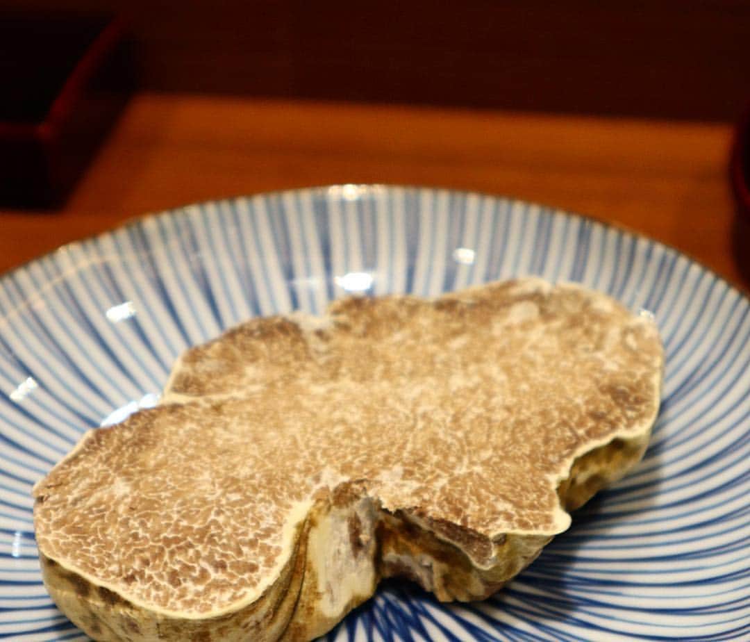 濱野りれさんのインスタグラム写真 - (濱野りれInstagram)「'Kawamura' #Reservation ➡︎ Half a year #Taste ➡︎ A＋ One of the most expensive restaurant in Japan, esepecally the winter white truffe course. Truffe, truffe and truffe!! I have never eaten such a huge amount of white truffe in my life!! I love kawamura's dynamic and subtle style😊💓 I had a great time that I will never forget!! . 季節限定のトリュフコース トリュフまみれでトリュフに酔っ払えました🤤室温でいい感じになったトリュフをお塩で丸かじりできるのは日本でここだけじゃないでしょうか... 圧巻すぎました😂💓 かわむらさん、忘れられない一日をありがとうございました😊 . #rirelog#kawamura#wagyusteak#steak#wagyu#kobebeef#whitetruffle#albatruffle#tokyoeats#toptokyorestaurants#ginza#tokyogourmet #かわむら#食べログ高評価#食べログ4#和牛#銀座#ステーキ#白トリュフ#銀座グルメ#東京グルメ」12月28日 12時15分 - riregram