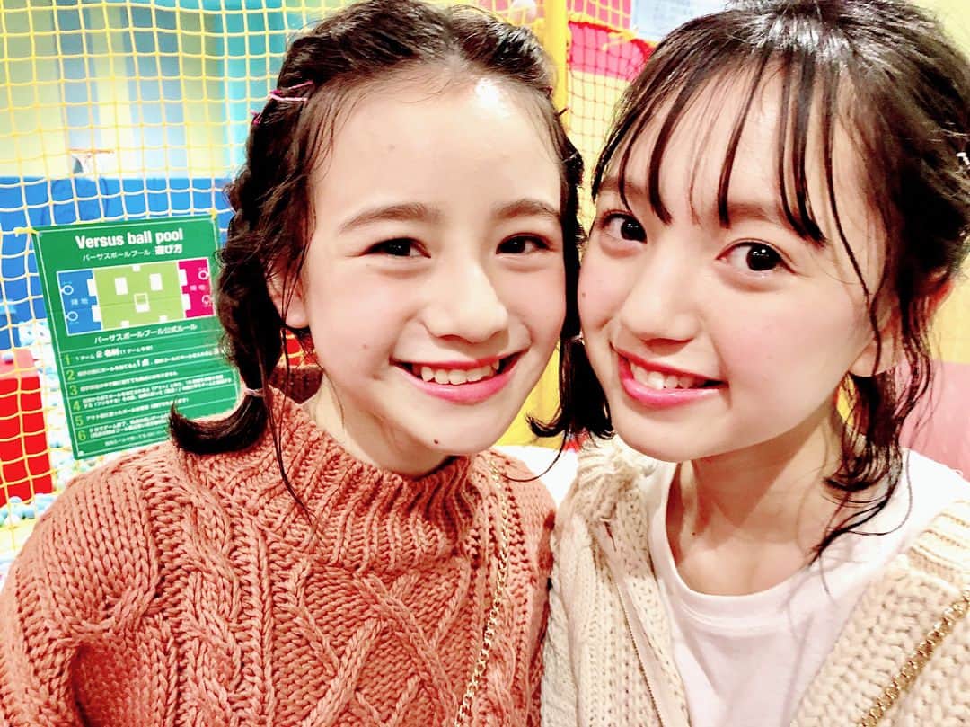 ニコ☆プチのインスタグラム：「👭 天然コンビ😘🥰 #琴楓  #中村紗亜也 #ことさあ」