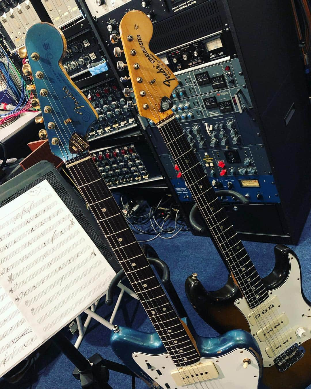 SUGIZOさんのインスタグラム写真 - (SUGIZOInstagram)「今日もLUNA SEA新曲Rec (￣ー￣)✧」12月5日 18時11分 - sugizo_official