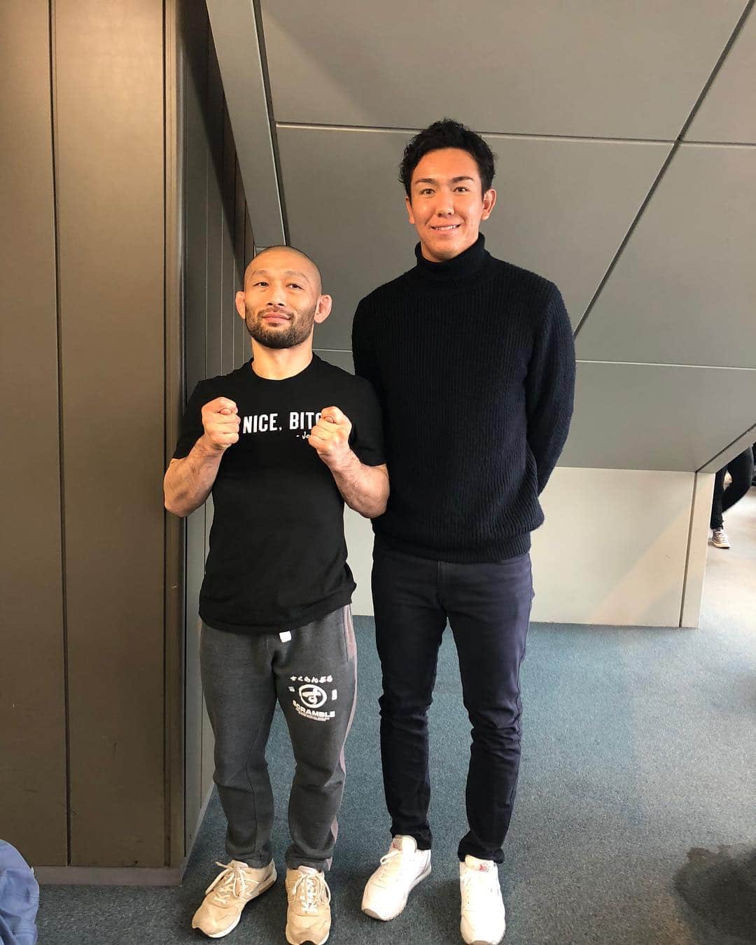 ケムナ誠のインスタグラム：「やばい 超興奮 たまたま見かけて思わず声かけてしまった。 緊張した笑 ありがとうございます！ #今成正和」