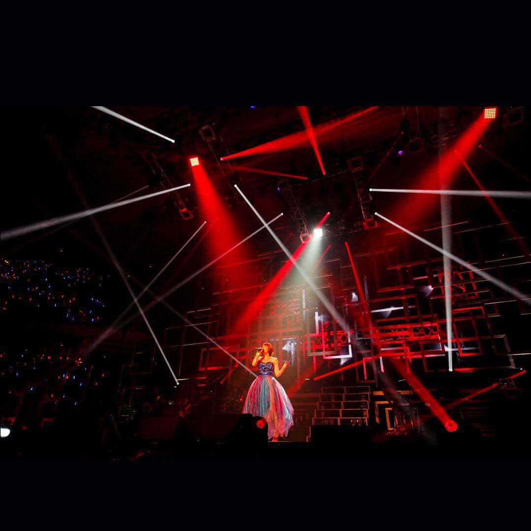 のインスタグラム：「. 藍井エイル Special Live 2018〜RE BLUE〜at 日本武道館  LIVE Blu-ray & DVD 発売中 . . #1205Relese #LIVE #武道館 #藍井エイル #eiraoi #Livephoto  #photo #JAPAN #anime #dress #blue#stage #stagelighting #laser」