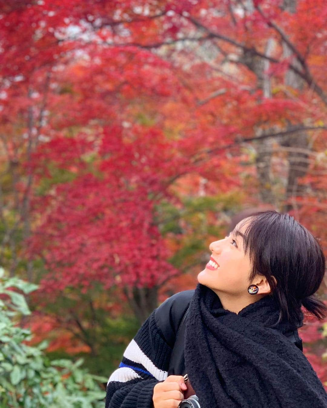 平祐奈さんのインスタグラム写真 - (平祐奈Instagram)「高尾山へ行った時の平🏔 紅葉を撮るのに必死のカメラマン平。 背伸びまでしちゃって…🍁 2枚目はたこ杉を撮るのに必死のカメラマン平。  いつの間にか撮られてたっ🤭🤣 紅葉、撮りに行こうよう🍁 #高尾山 #祐奈の私服日記 #紅葉 #カメラ #olympuspen  #きょうの平 #今日じゃないけど」12月8日 11時32分 - yunataira_official