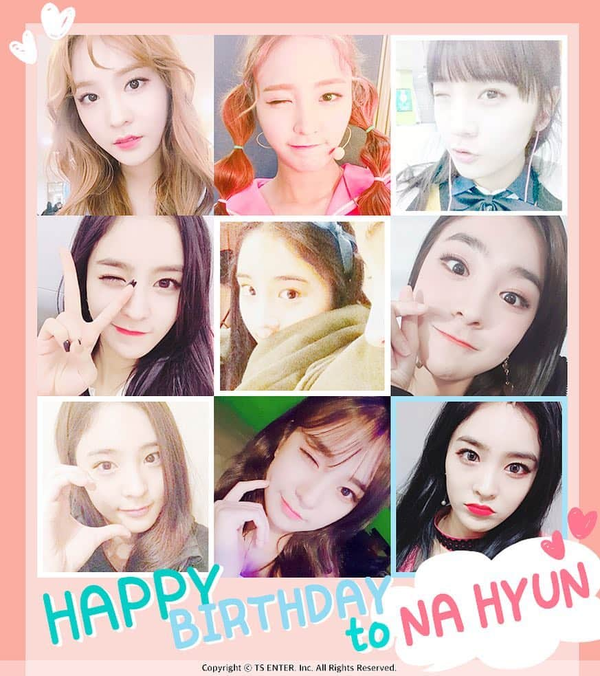 SONAMOOのインスタグラム：「20181209 HAPPY BIRTHDAY to 나현(NA HYUN) #HappyNaHyunday #나현 #NAHYUN #SONAMOO #소나무」