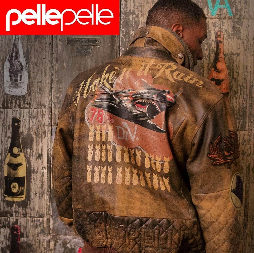 のインスタグラム：「Make'n it Rain by Pelle Pelle www.pellepelle.com」