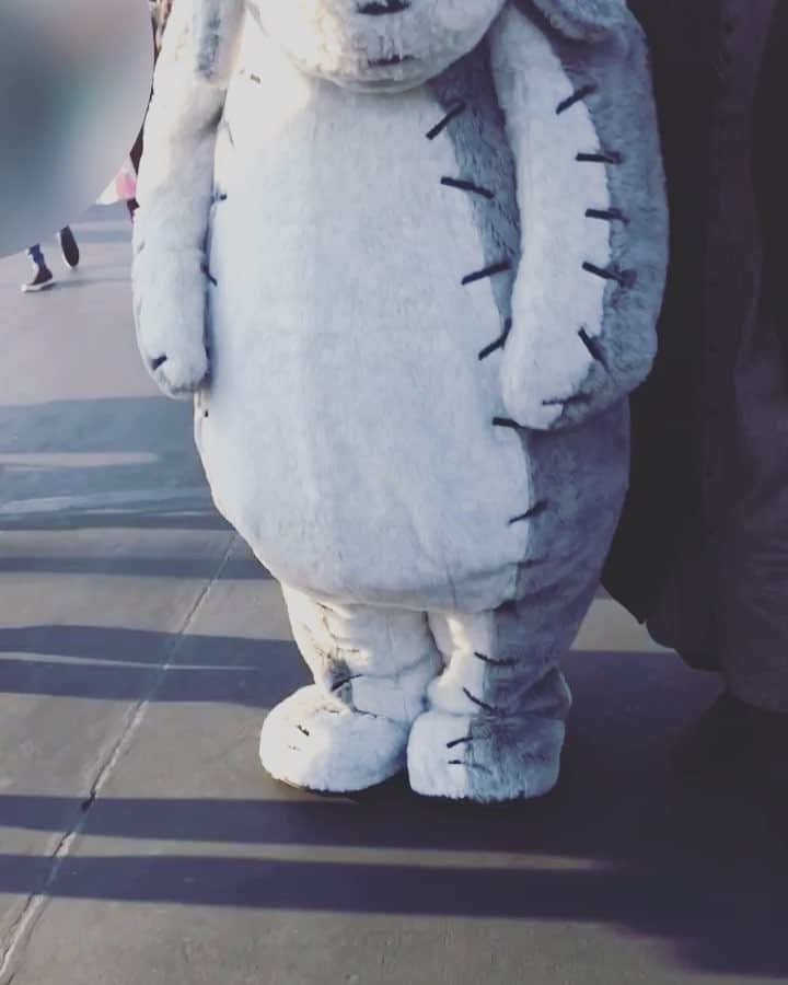 睦のインスタグラム：「先日の、 ディズニーランドの エントランス付近で 私とお誕生日が同じらしい イーヨーに 会えた時の動画。  モジモジしてる手が 可愛かったですっ。  かなりの人気っぷりで 一瞬でしたが、 嬉しかったぁ♡  #おひとりさま  #ぼっちディズニー  #東京ディズニーランド  #ディズニーランド  #ぼっち  #christmas  #disneychristmas  #グリーティング  #eeyore  #イーヨー  #disneyworld  #一瞬  #disney  #tokyodisneyland  #tokyodisneyresort  #waltdisney  #ウォルトディズニー  #フリーグリーティング  #greeting  #freegreeting  #モジモジ  #可愛かった  #また会いたい  #ssw  #singersongwriter  #artist  #lyricist  #model  #井上睦都実 #睦」