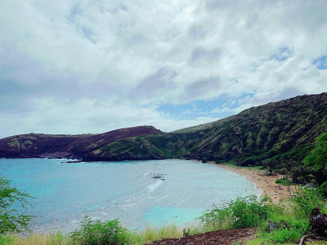 木村カエラさんのインスタグラム写真 - (木村カエラInstagram)「ハナウマ湾🐠 それはそれは綺麗な海でした。  海に浮かぶアイゴンさんとテリー。  #ホノルルマラソン」12月10日 19時20分 - kaela_official