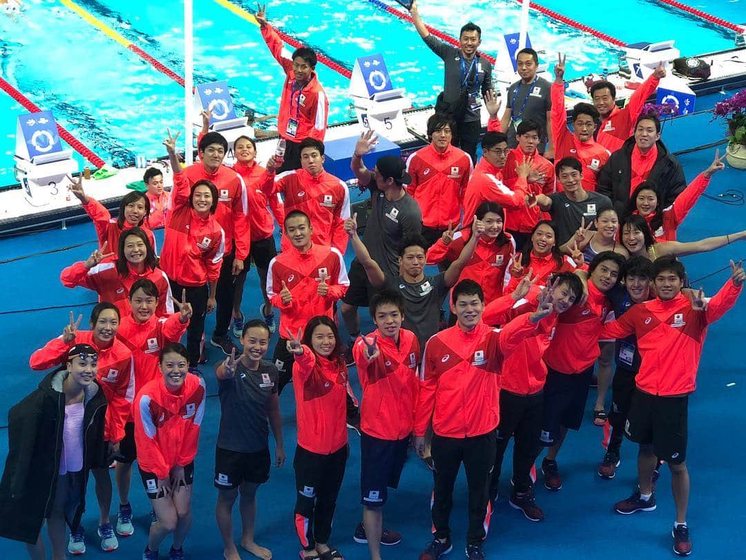 のインスタグラム：「明日から世界短水路選手権です🇨🇳🏊🏻‍♂️ 100BRに出場予定です🙋🏻‍♀️ 年内最後のレース頑張ります✨✨ #hangzhou2018」