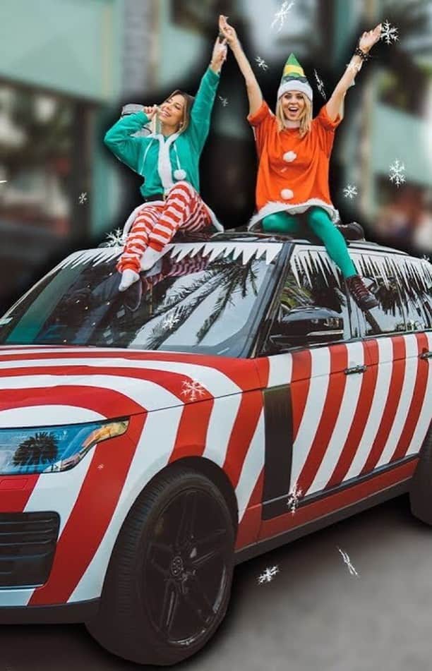 Mark Dohnerのインスタグラム：「Heyo!! I wrapped my car like a CANDY CANE and drove it around Beverly Hills! What do you guys think?!」