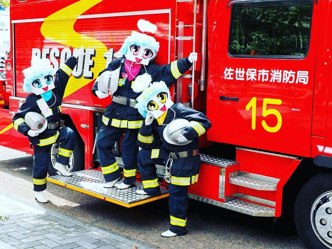 さなせなぼなのインスタグラム：「みなさーーん！火の用心とよおおおお꒰｡•`ｪ´•｡꒱۶この季節は乾燥しとるけんねー！！！」