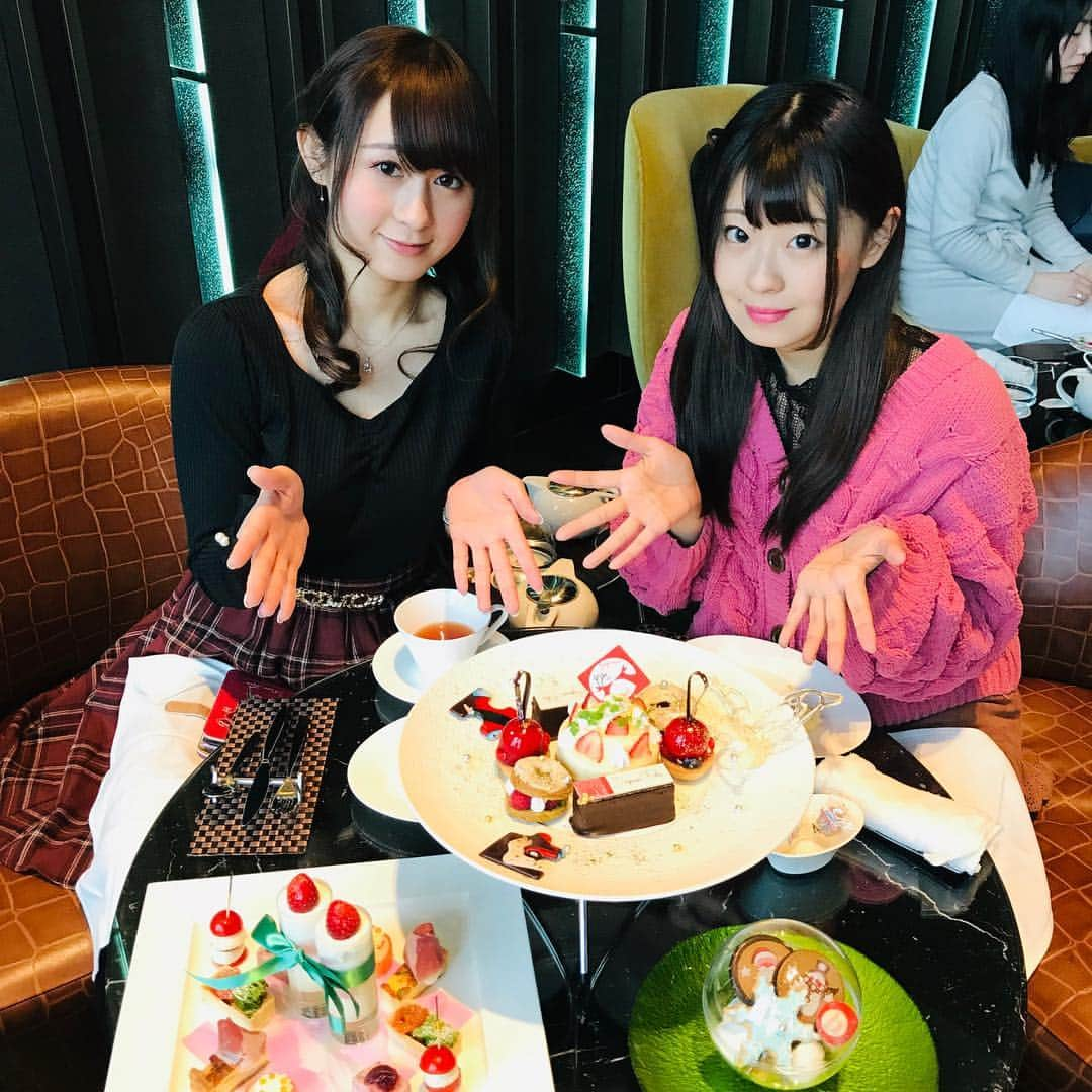 さとう愛理のインスタグラム：「美味しかった！  #アフタヌーンティー #女子会 #デザート #AV女優」