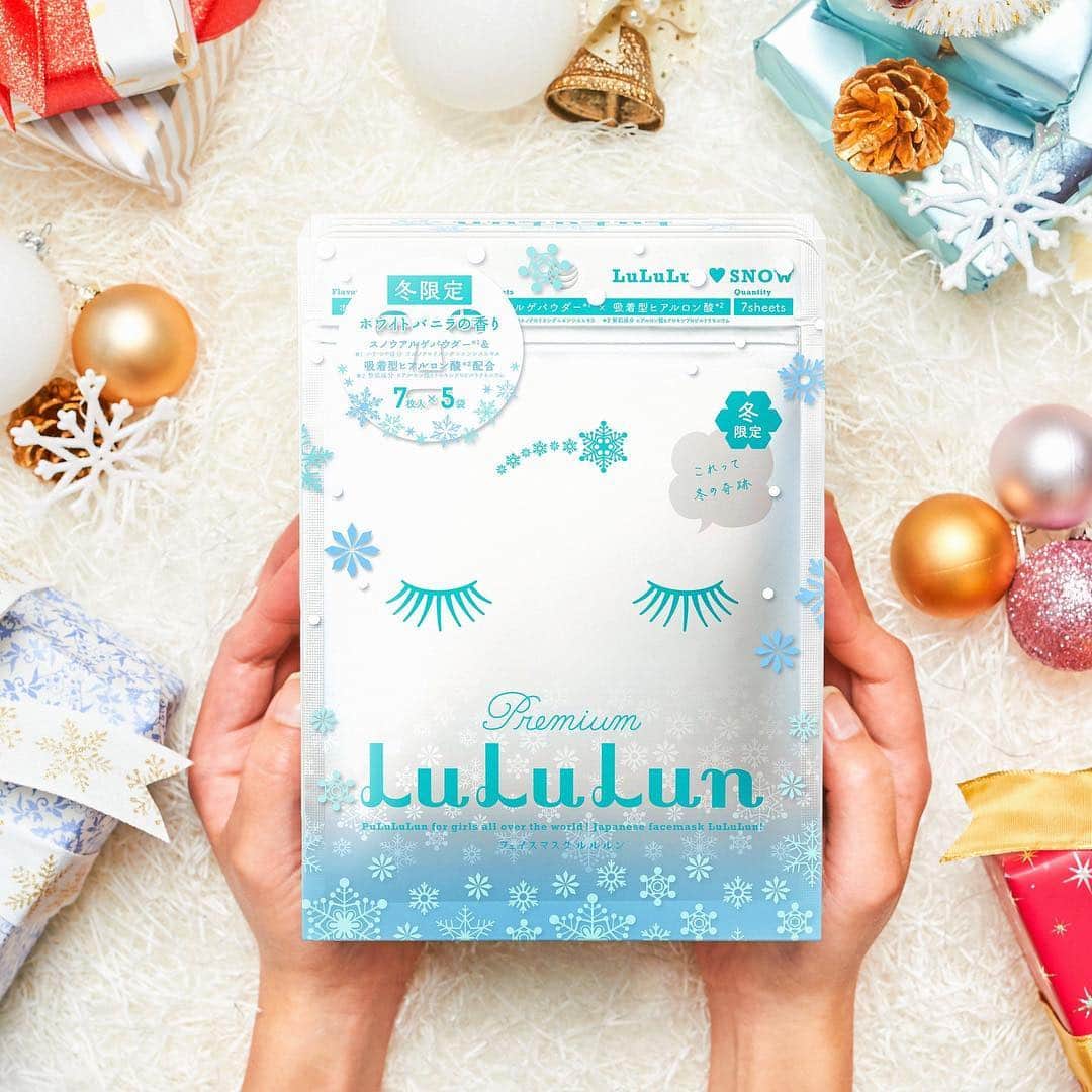 LuLuLun（ルルルン公式）さんのインスタグラム写真 - (LuLuLun（ルルルン公式）Instagram)「毎日を豊かにする、ルルルンのフェイスマスク❤️⠀ 🎁大切なあの人へ贈る、#クリスマスギフト に 選んでみては？⠀ ⠀ この冬限定のプレミアムルルルン雪は⠀ 冬を生き抜く強い生命力を持つ植物たちのエキスが、⠀ 冬の肌に、輝くようなきらめきを届けてくれるわ✨⠀ ⠀ きっと喜ばれる贈り物に💝⠀ ⠀ #プレミアムルルルン#XmasGift⠀ #ホワイトバニラの香り#冬限定⠀ #ルルルン#フェイスマスク#シートマスク#パック#コスメ #lululun#lululunmask#sheetmask #skincare#beauty#facemask #PremiumLuLuLun @lululun_jp」12月11日 18時49分 - lululun_jp