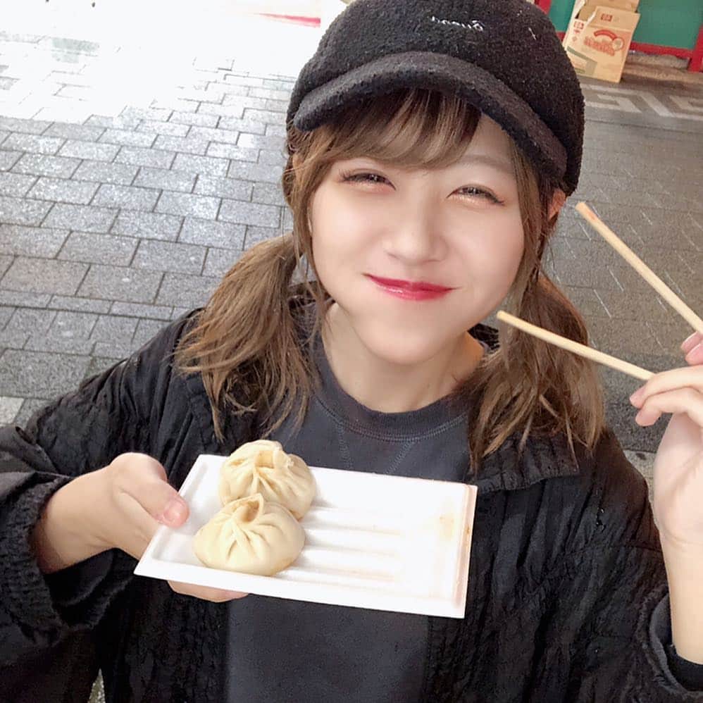 嶋田のあのインスタグラム：「小籠包ブーム🤞🏻 #南京町」