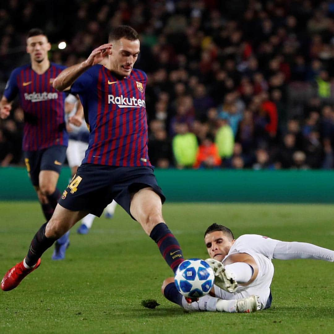 トーマス・フェルメーレンのインスタグラム：「🔵🔴 #UCL #ForçaBarça」